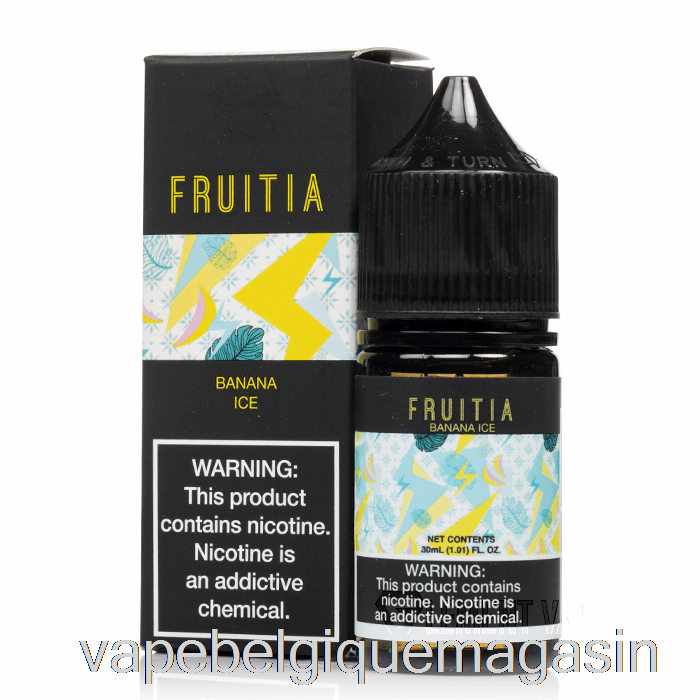 Vape Belgique Glace à La Banane - Sels De Fruitia - 30ml 35mg